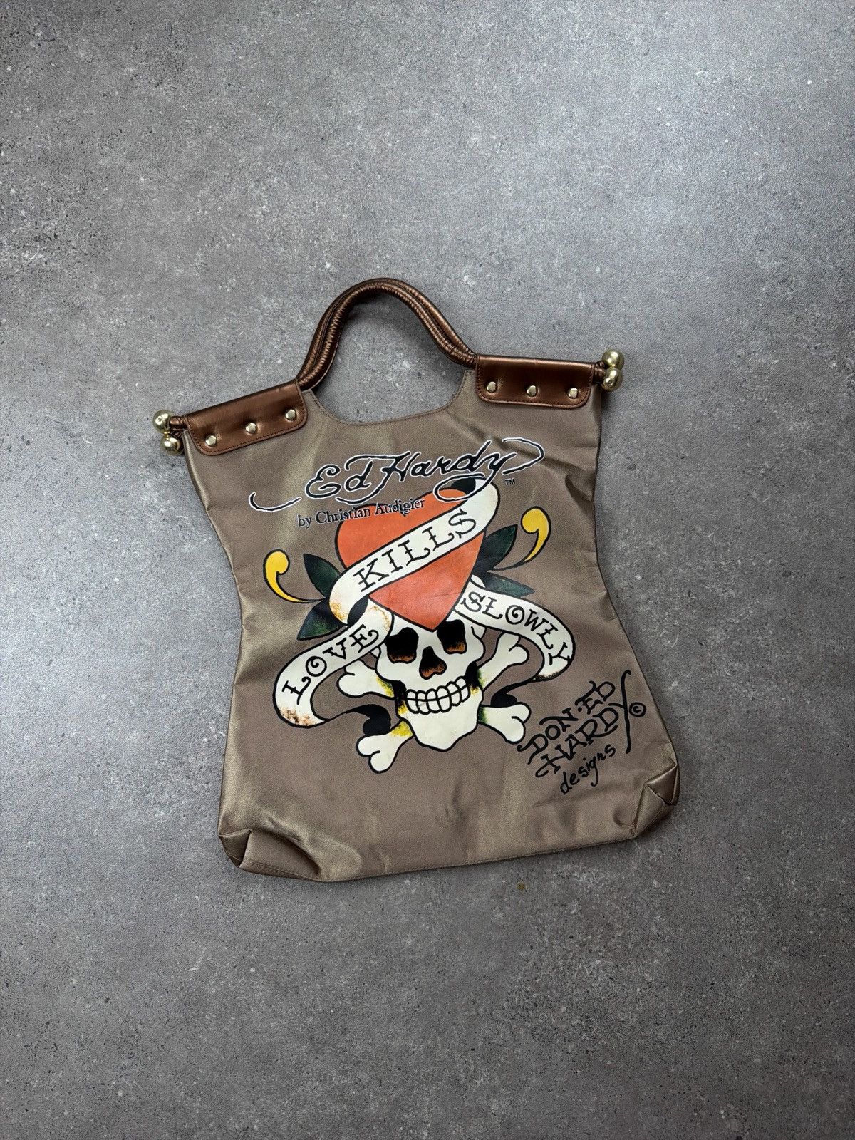 Ed Hardy Vintage Ed hardy bag shoulder bag handbag y2k Size ONE SIZE - 1 Thumbnail