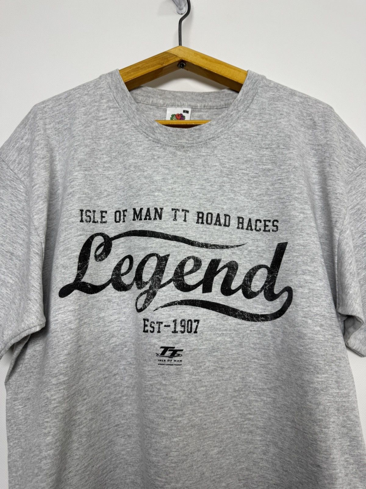 Fruit Of The Loom Vintage Y2k Big Logo Legend T Shirt Size US L / EU 52-54 / 3 - 4 Thumbnail