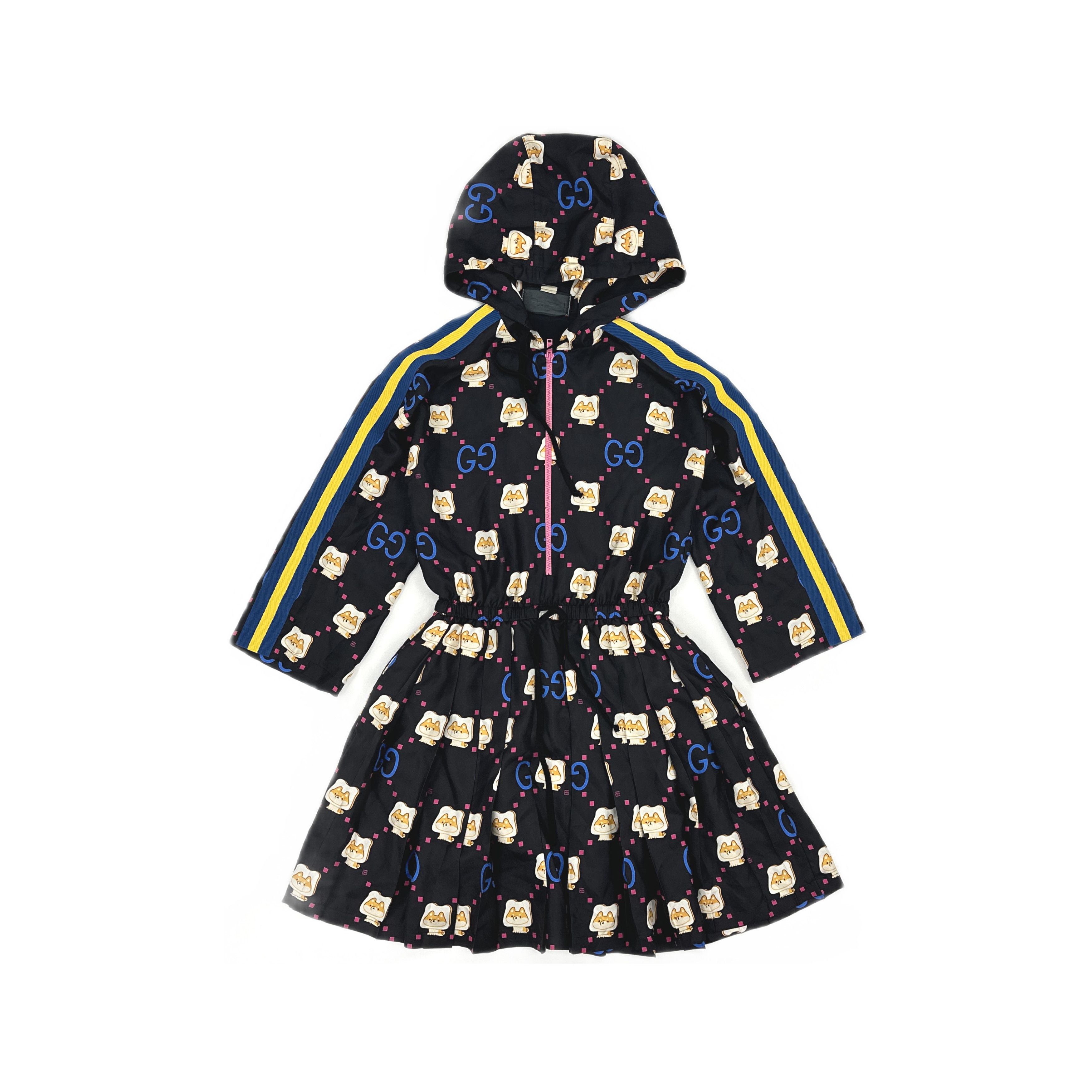 Gucci Gucci Shiba Inu Print Hooded Mini Dress XS Size XS / US 0-2 / IT 36-38 - 1 Thumbnail