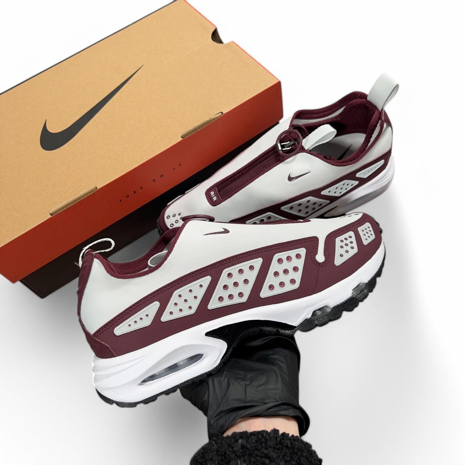 Nike 💥 Nike Air Max SNDR UK 5.5 Photon Dust Night Maroon Zip-Up Size US 8 / IT 38 - 1 Thumbnail