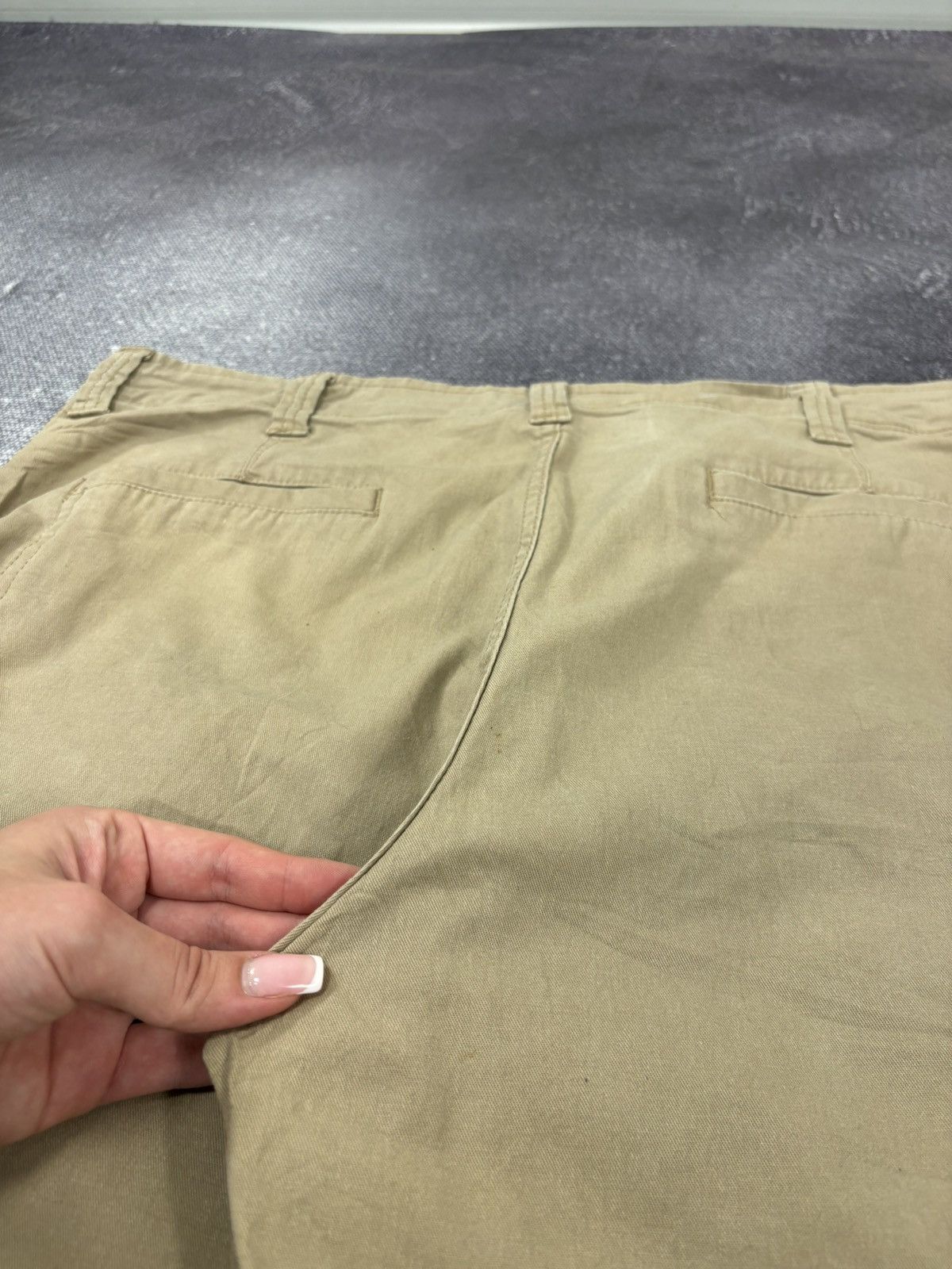 Vintage Vintage Wrangler Y2K Utility Hype Beige Cargo Shorts Size US 36 / EU 52 - 14 Thumbnail