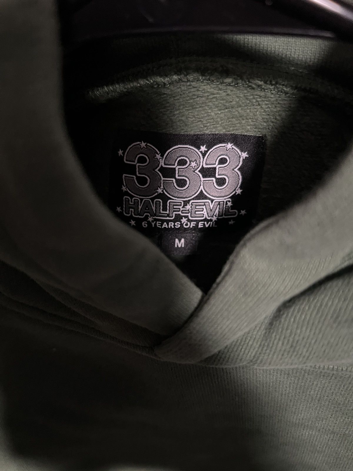 Half Evil HALF EVIL - EMBOSSED LOGO HOODIE (GREEN) MEDIUM Size US M / EU 48-50 / 2 - 2 Thumbnail