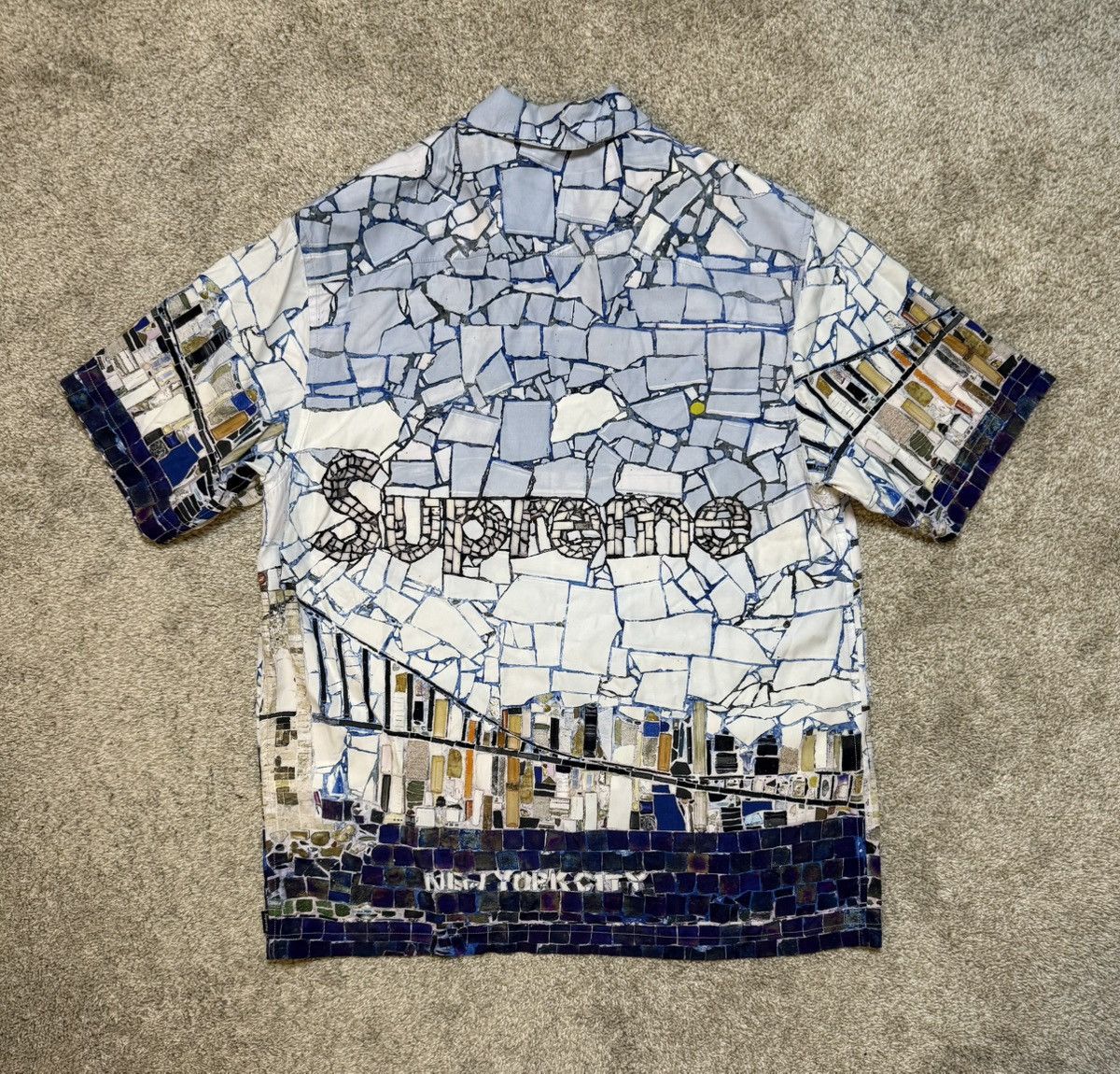 Supreme Supreme Mosaic Button-Up Shirt Size US S / EU 44-46 / 1 - 2 Thumbnail