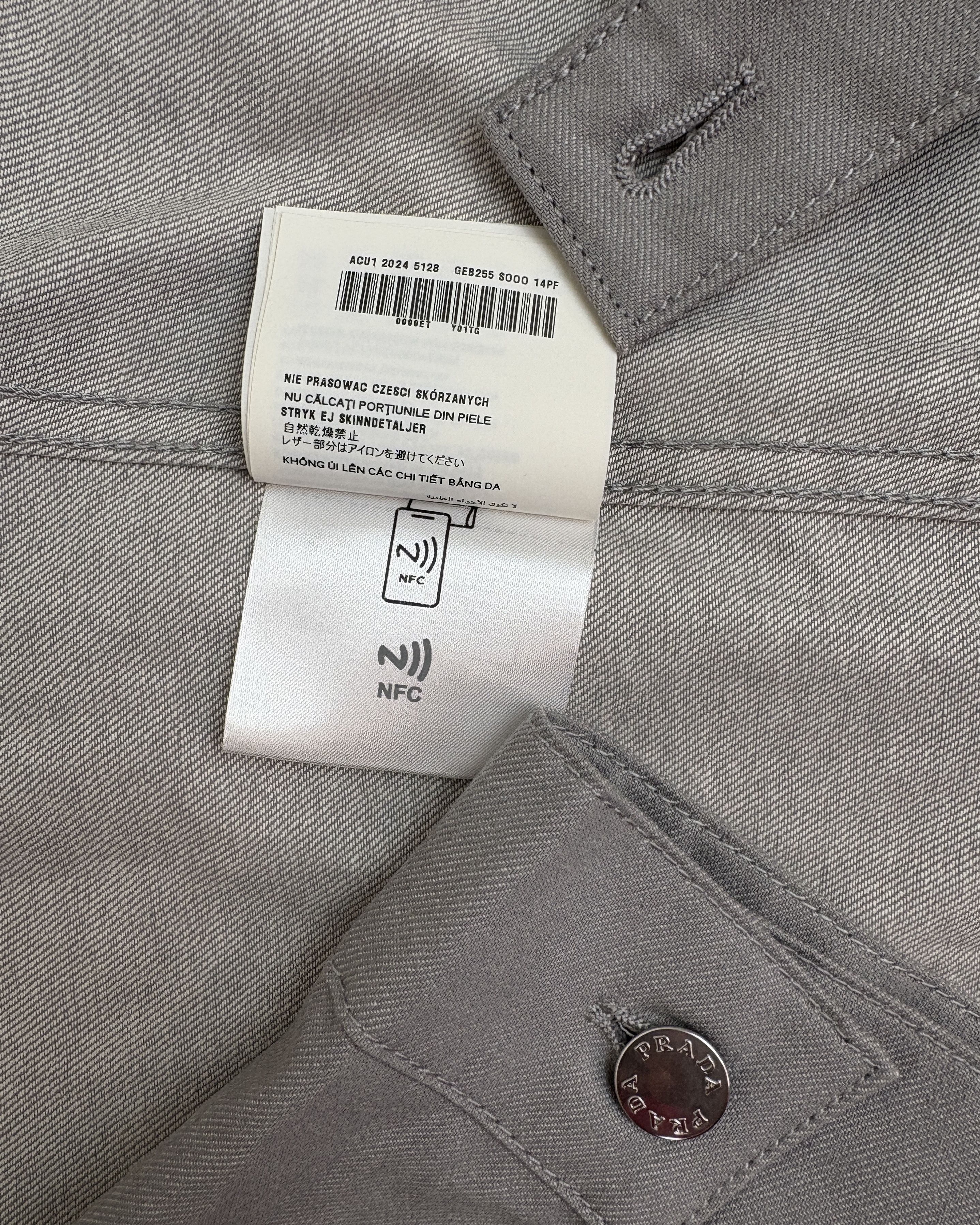 Prada 100% authentic mens PRADA cotton denim bomber jacket. XL Size US XL / EU 56 / 4 - 11 Thumbnail