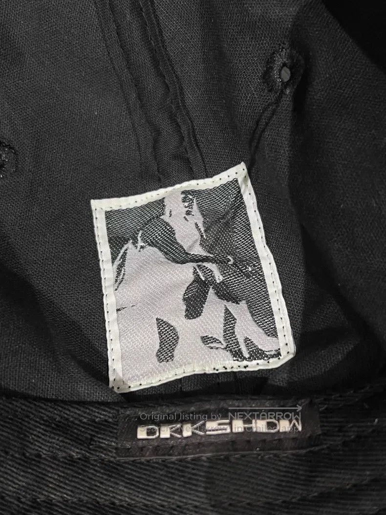 Rick Owens Rick Owens Patchwork Fringe Flat Brimmed Trucker Hat Size ONE SIZE - 8 Thumbnail