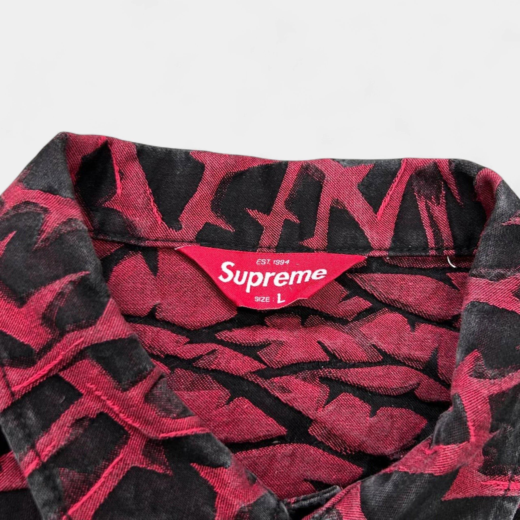 Supreme Supreme FW18 Thorn Trucker Jacket Size US L / EU 52-54 / 3 - 5 Thumbnail