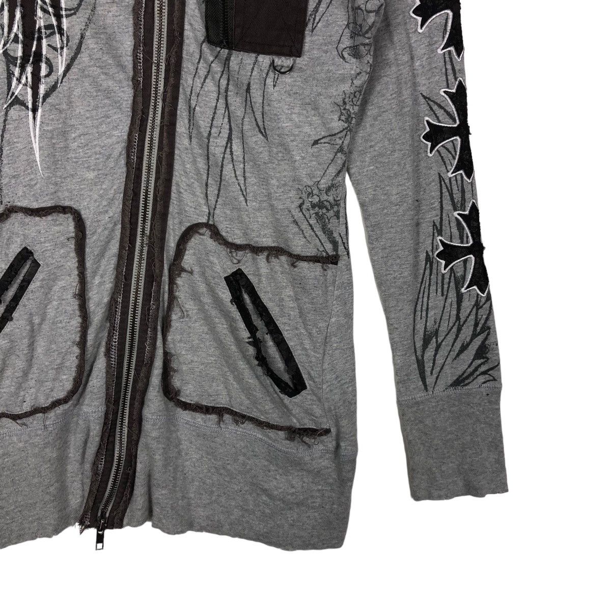 Hysteric Glamour 🔥Rare Hoodie Jacket Bondage Punk Design Over Print Ghtz Size US S / EU 44-46 / 1 - 4 Thumbnail