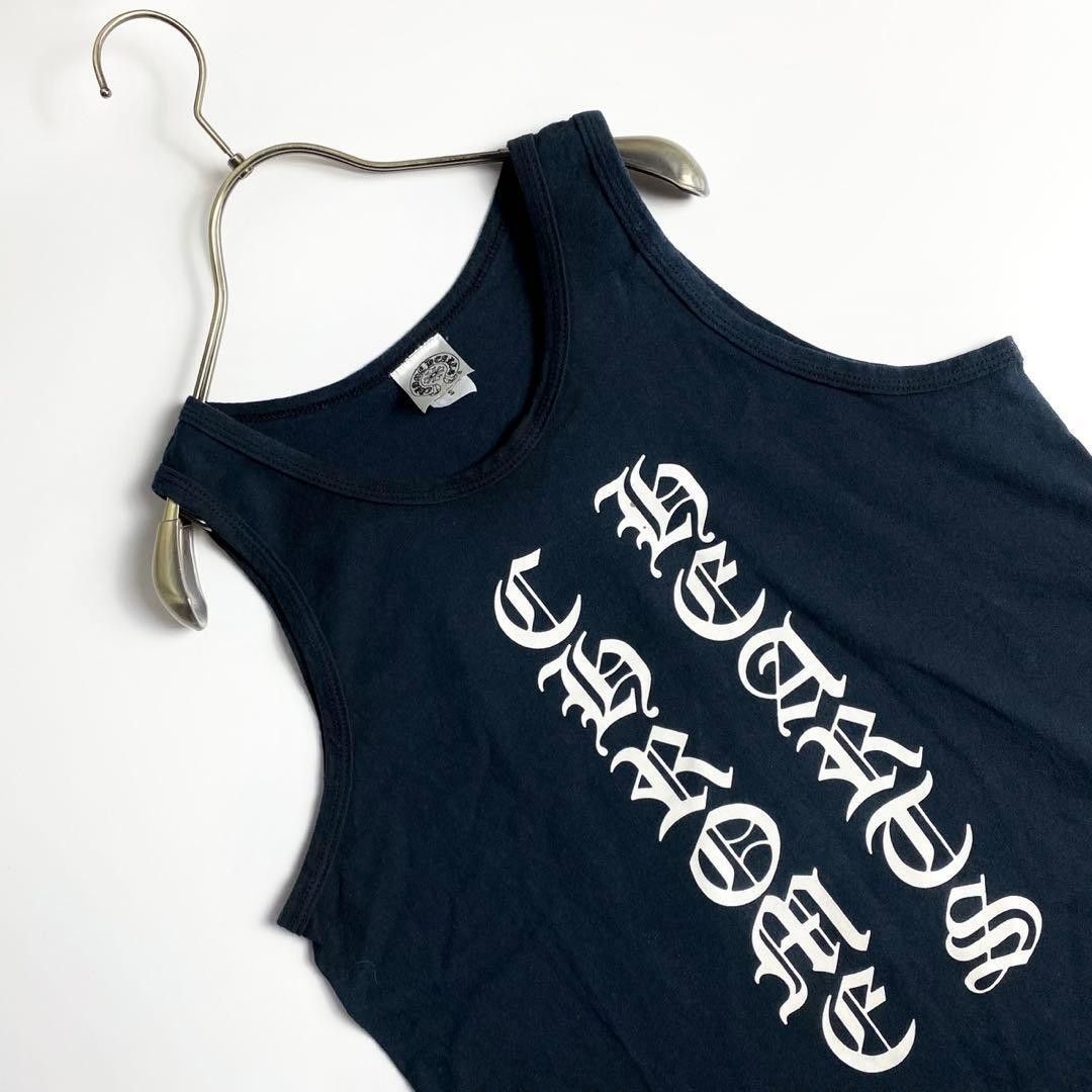 Chrome Hearts CHROME HEARTS Logo Printed Tank Top Navy S Size US S / EU 44-46 / 1 - 3 Thumbnail