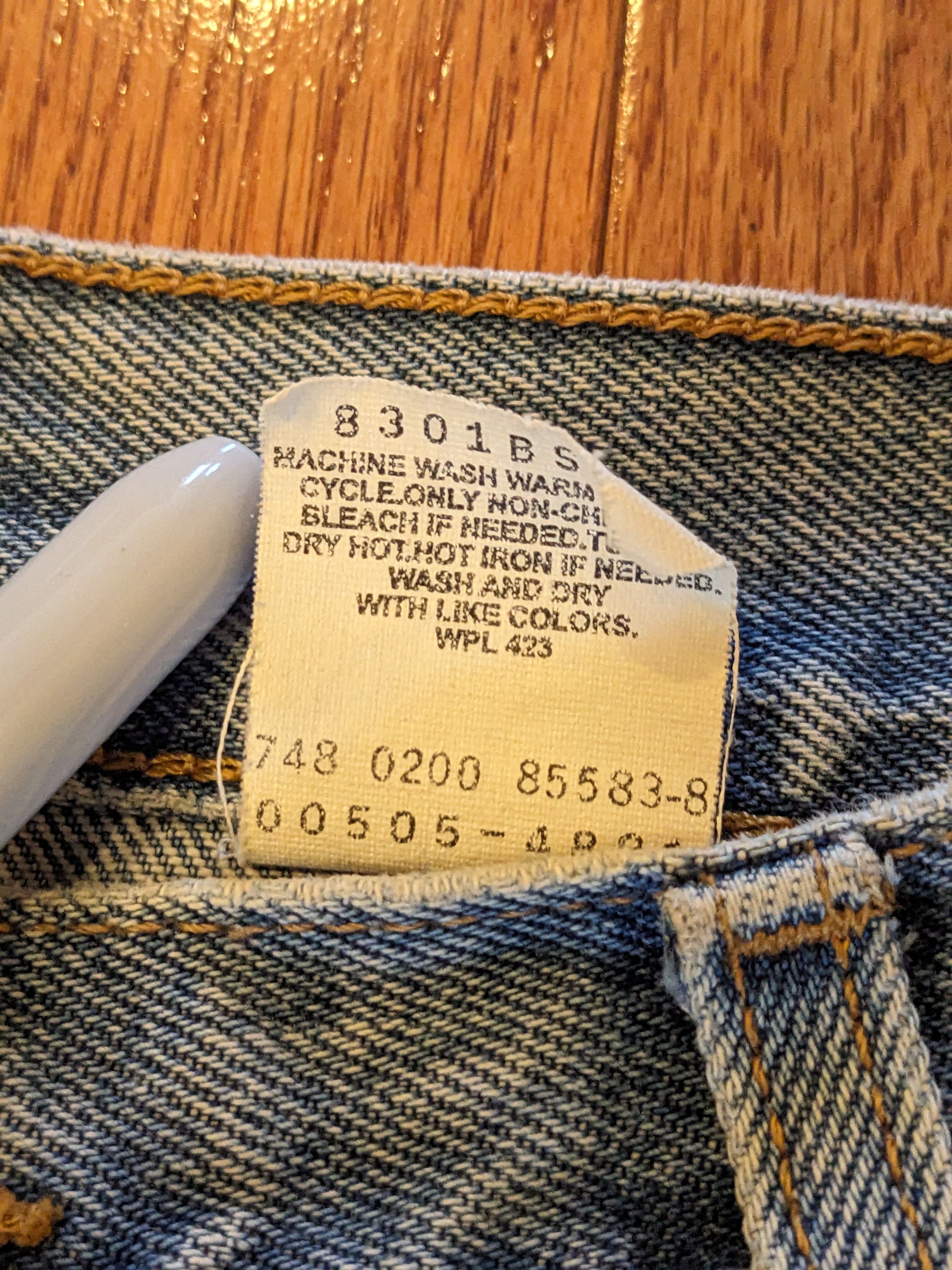 Levi's × Vintage Vintage 90s Levi's 505 34 x 30 Regular Straight Leg Denim Size US 34 / EU 50 - 7 Thumbnail