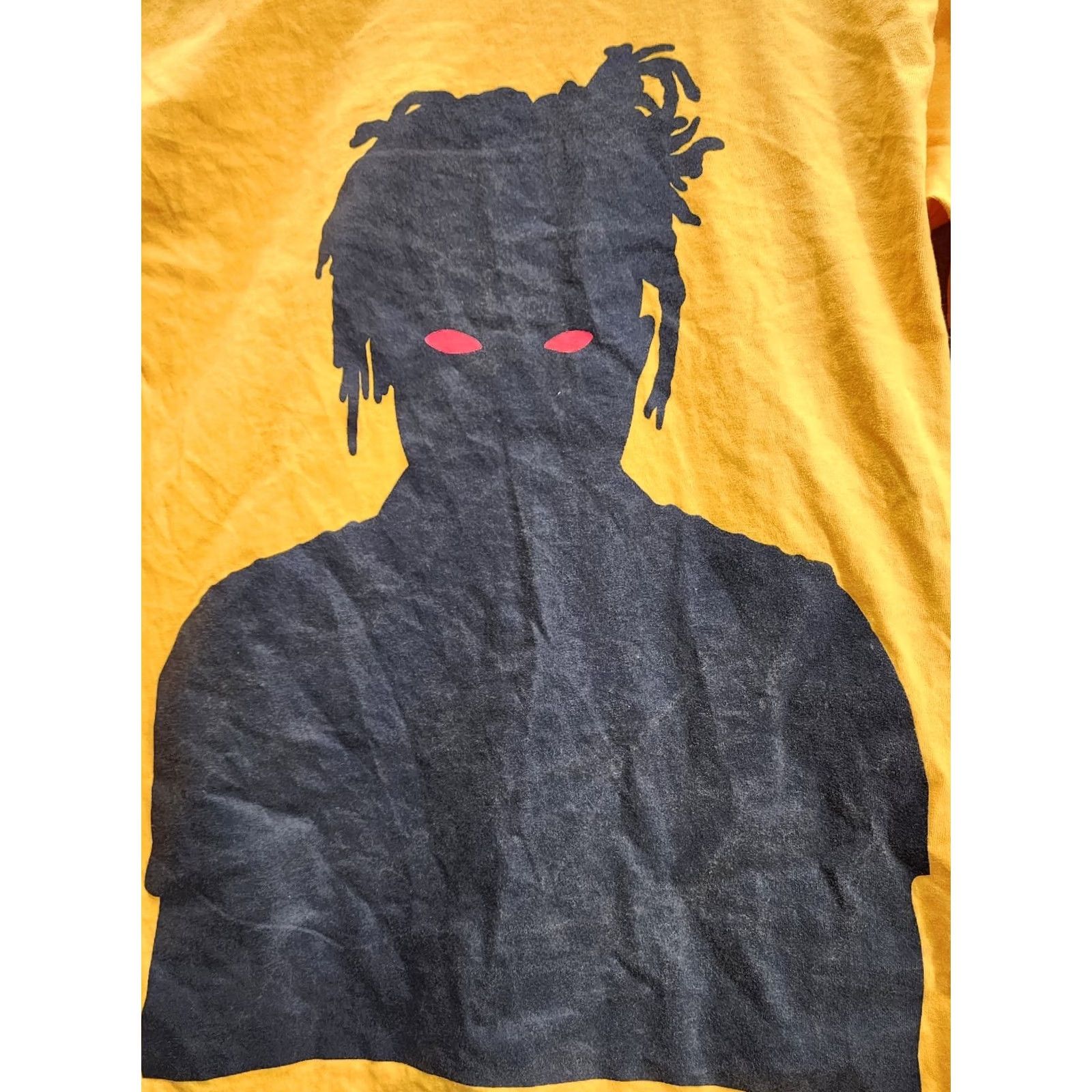 Vintage 999 Shirt Mens Long Sleeve Yellow Red Eye Juice WRLD World Small Size US S / EU 44-46 / 1 - 2 Thumbnail