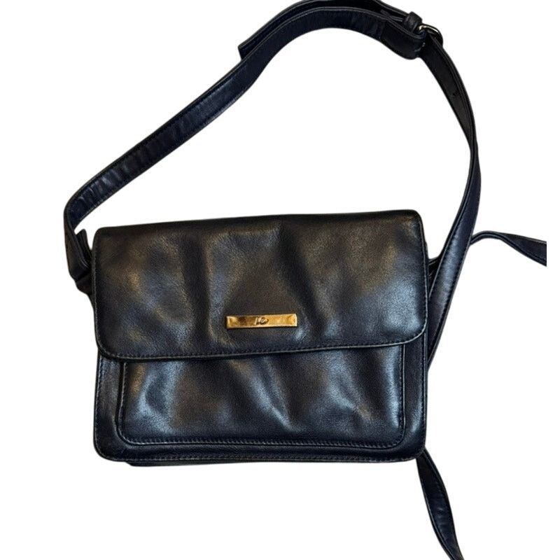 Bcbgmaxazria Leather Co By Liz Claiborne Vtg Crossbody Shoulder Bag Size ONE SIZE - 1 Thumbnail
