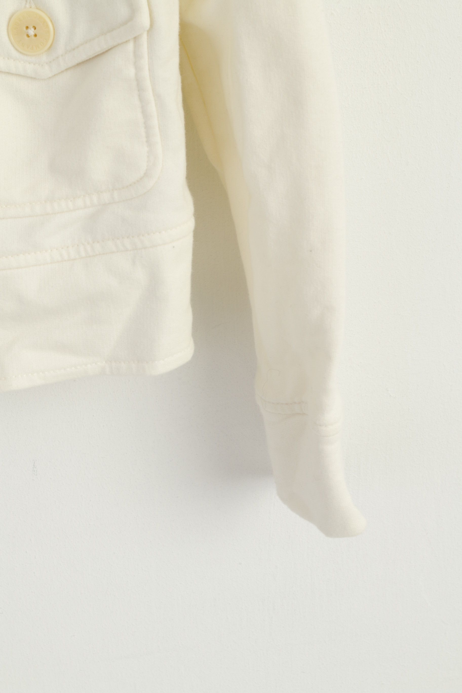 Ralph Lauren LAUREN Jeans Company Women M Sweatshirt Cream 9016 Size M / US 6-8 / IT 42-44 - 4 Thumbnail