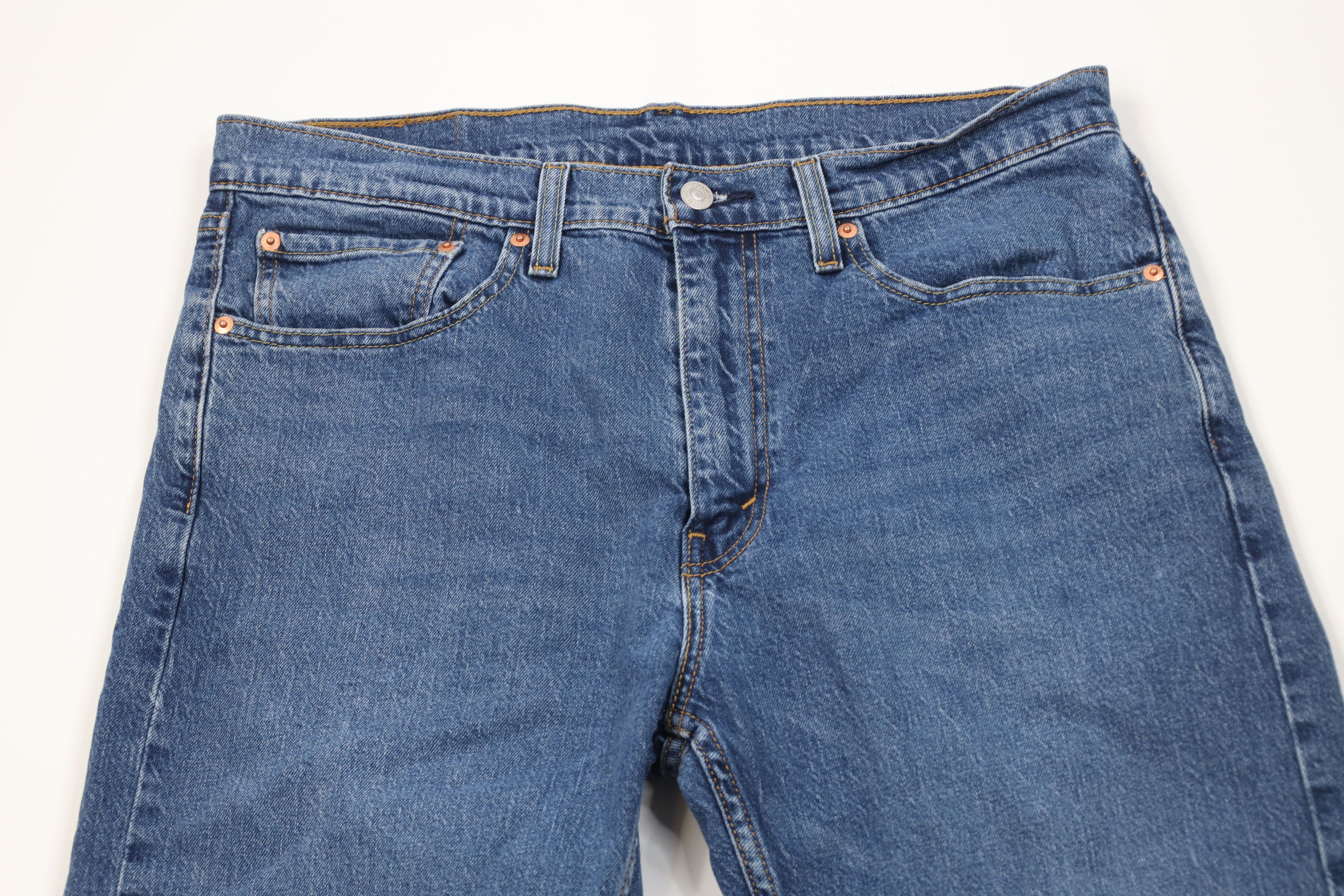 Levi's Vintage Y2K Levis 505 Stretch Regular Straight Leg Jeans Size US 36 / EU 52 - 2 Thumbnail