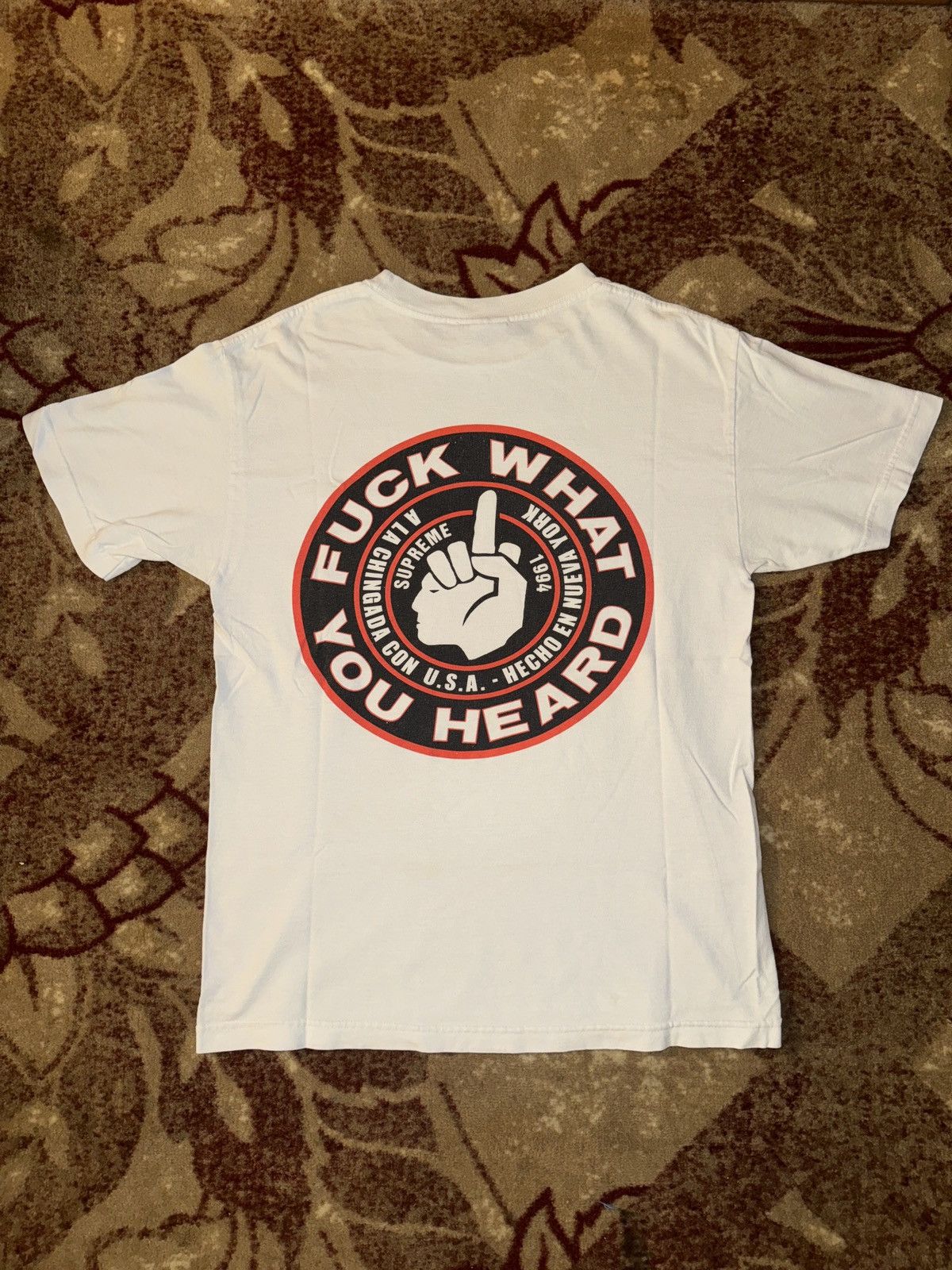 Supreme Supreme Fuck What You Heard Shirt FW08 Size US M / EU 48-50 / 2 - 6 Thumbnail