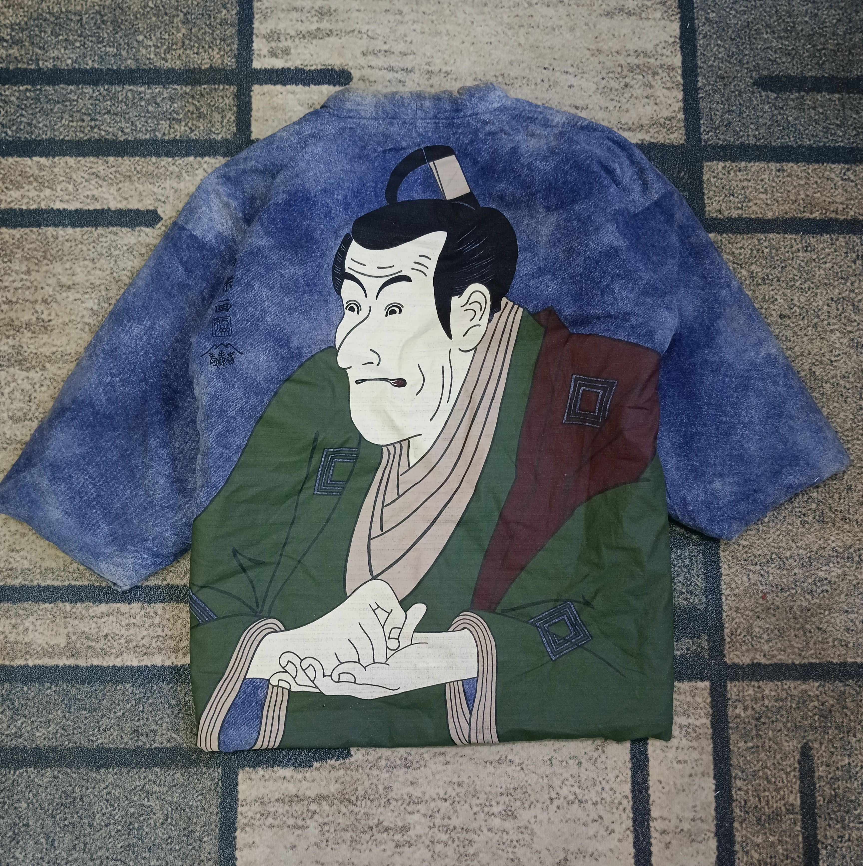 Vintage RARE🔥SUMURAI OVERPRINT KIMONO QUILTED JACKET Size US M / EU 48-50 / 2 - 6 Thumbnail