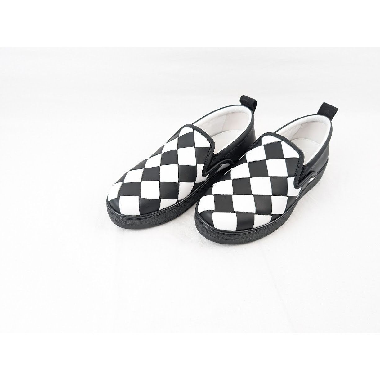 Bottega Veneta o1rshd1 Bolt Calf Intrecciato Sneakers in Nero / Optic White Size US 7.5 / EU 40-41 - 18 Thumbnail
