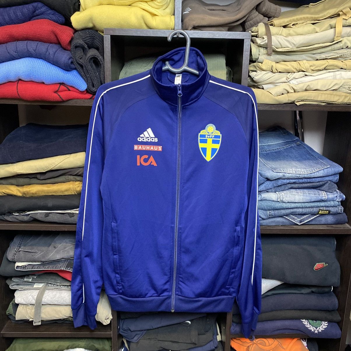 Adidas Vintage Adidas Sweden 2018 zip traning soccer sweatshirt Size US XS / EU 42 / 0 - 1 Thumbnail
