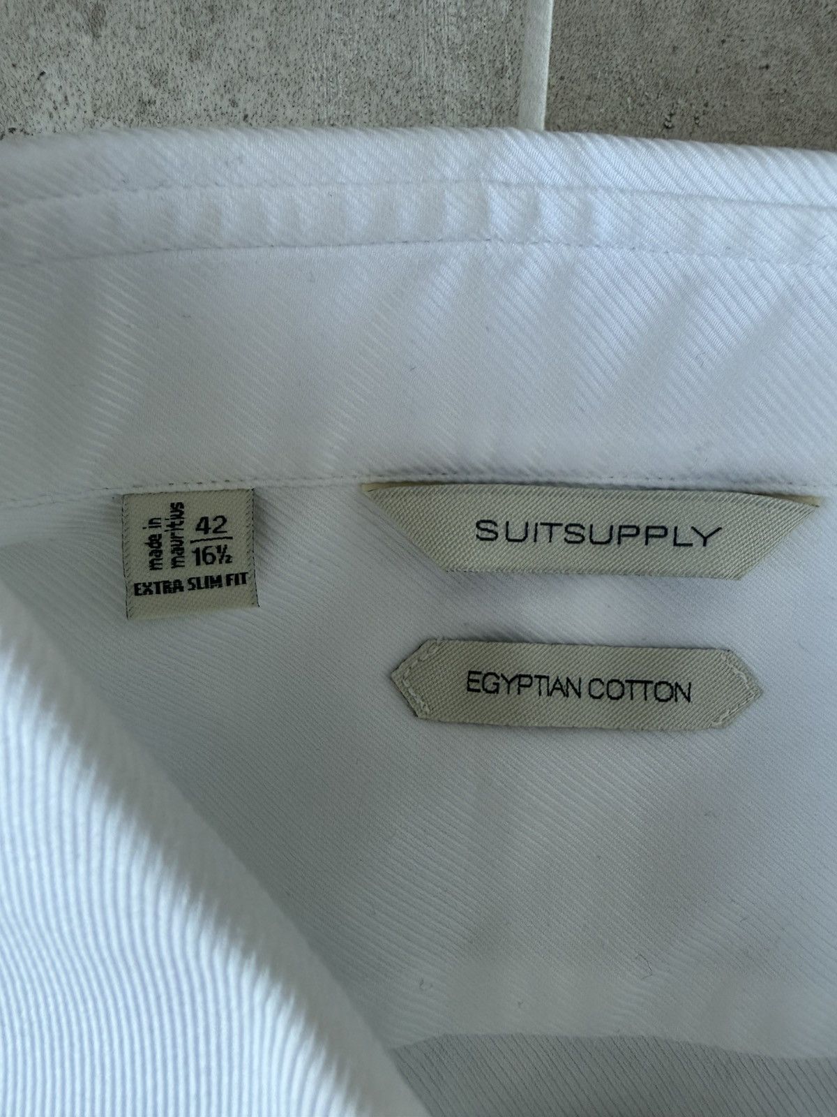 Suitsupply Suitsupply Shirts Cotton Two Ply Luxury White Old Money Size US M / EU 48-50 / 2 - 3 Thumbnail
