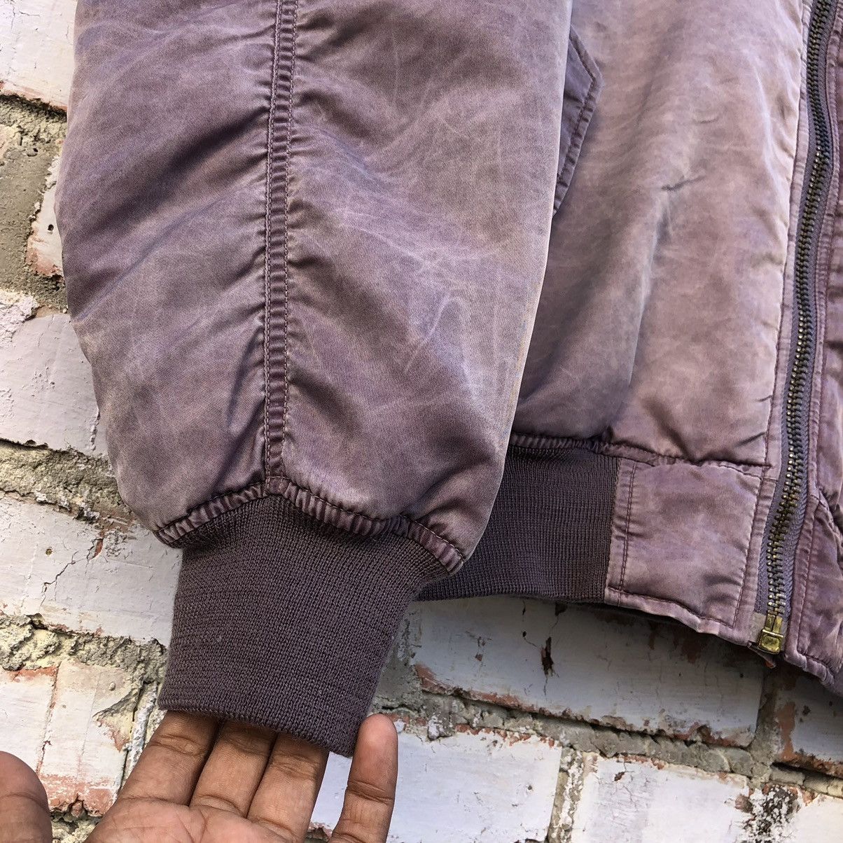 Vintage Vintage Sun Faded Flyer’s Ma-1 Bomber Jacket Size US M / EU 48-50 / 2 - 12 Thumbnail