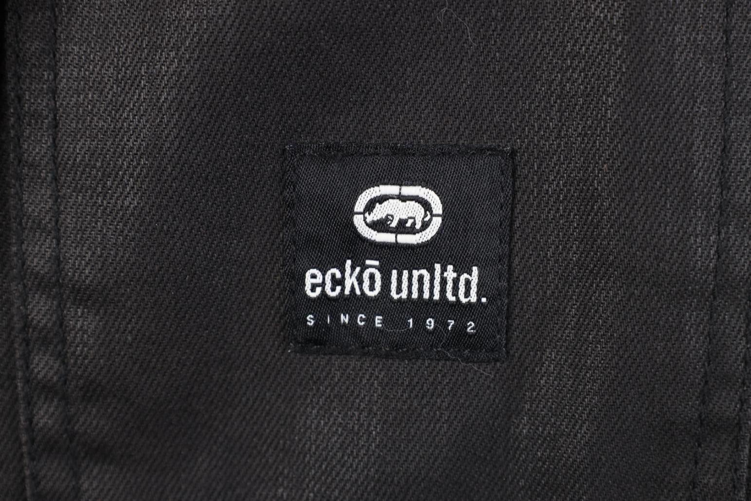 Ecko Unltd. Vintage Y2K Ecko Cotton Denim Jean Trucker Jacket Black Size US XXL / EU 58 / 5 - 4 Thumbnail