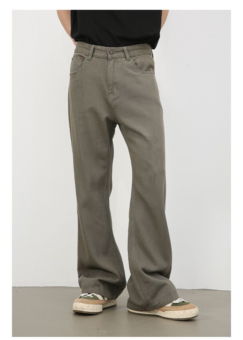 Japanese Brand × Jean Khaki loose straight casual flared jeans Size US 32 / EU 48 - 4 Thumbnail