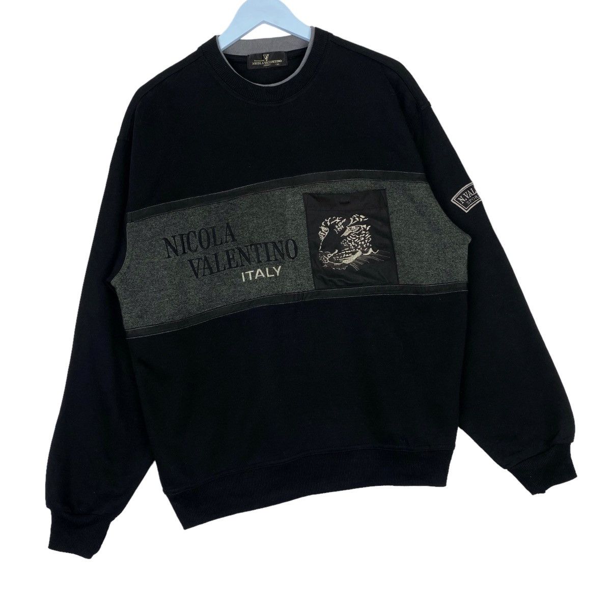 Designer × Vintage Nicola Valentino Sweatshirt Crewneck Pullover Jumper Size US M / EU 48-50 / 2 - 4 Thumbnail