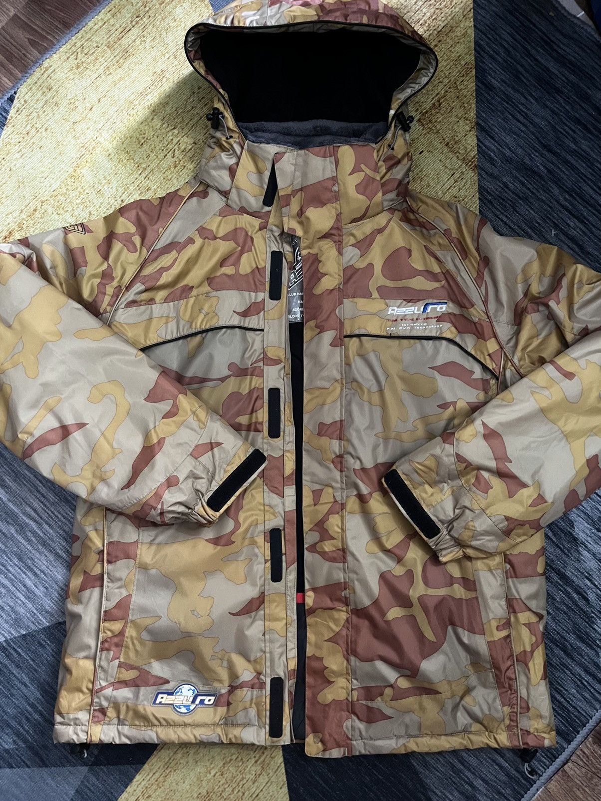 Other 2000s AZZURO camouflage hood waterproof #H4 Size US XL / EU 56 / 4 - 5 Thumbnail
