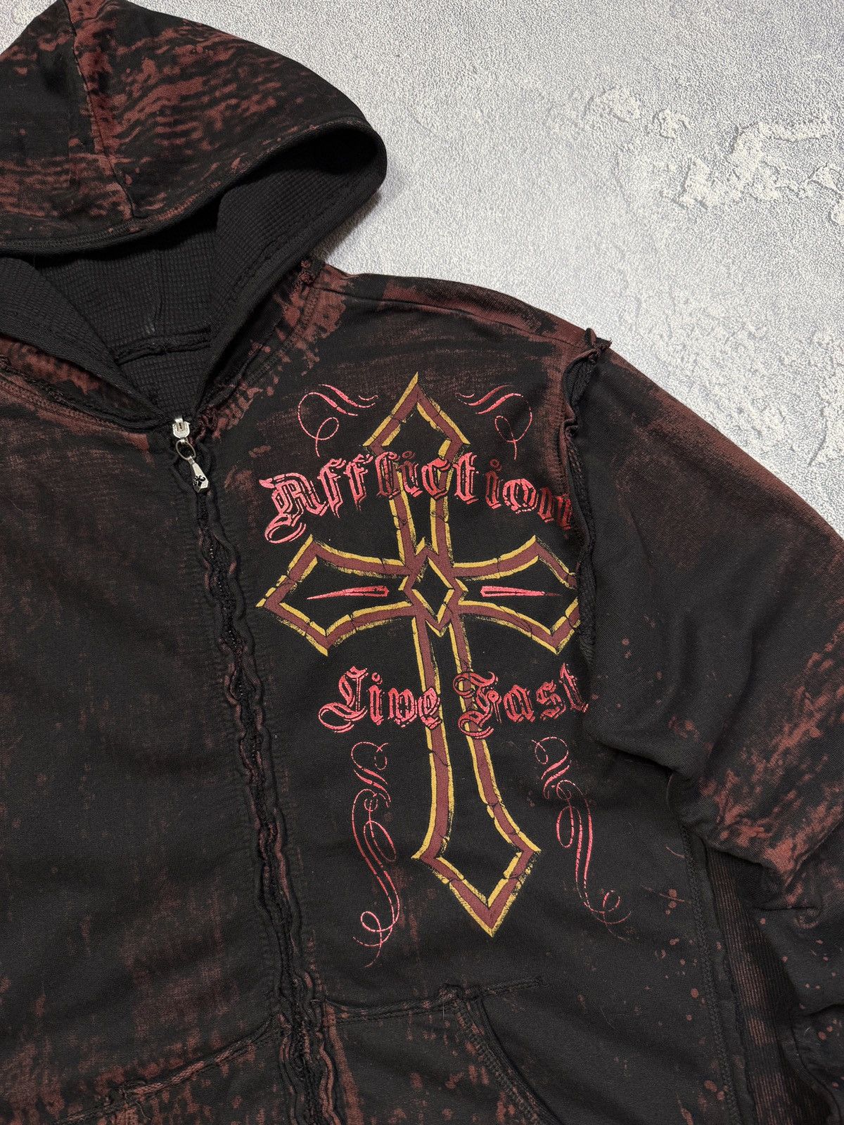 Affliction Vintage Affliction Reversible Zip Hoodie 00s USA Size US M / EU 48-50 / 2 - 3 Thumbnail