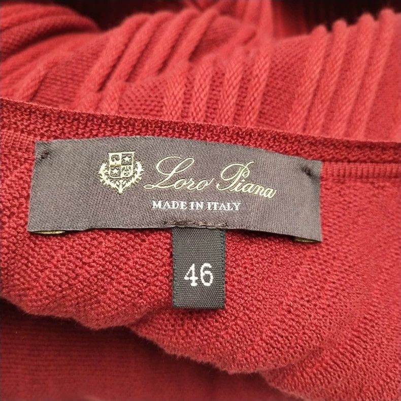 Other LORO PIANA A red silkworm silk dress Size M / US 6-8 / IT 42-44 - 4 Thumbnail