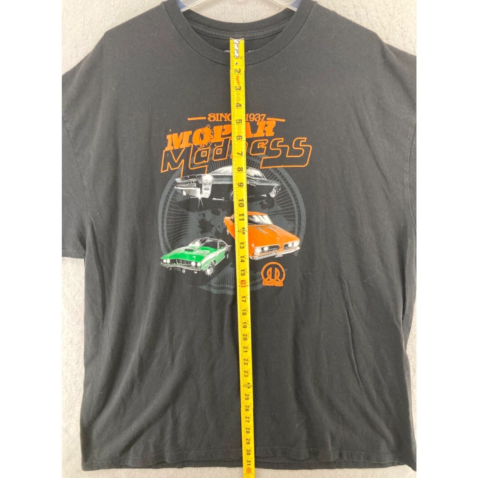 Vintage MOPAR Mens T-Shirt 2XL Black Cotton Jersey Short Sleeve Crew Neck Car Racing Size US XXL / EU 58 / 5 - 4 Thumbnail