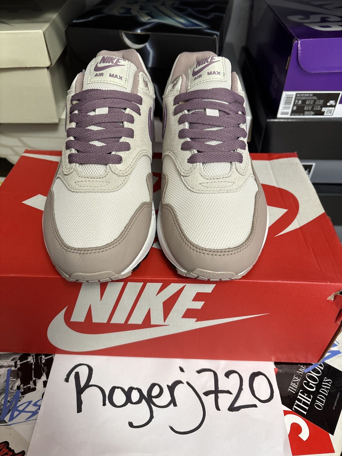 Nike Air Max 1 SC Violet Dust Size US 8 / EU 41 - 4 Thumbnail