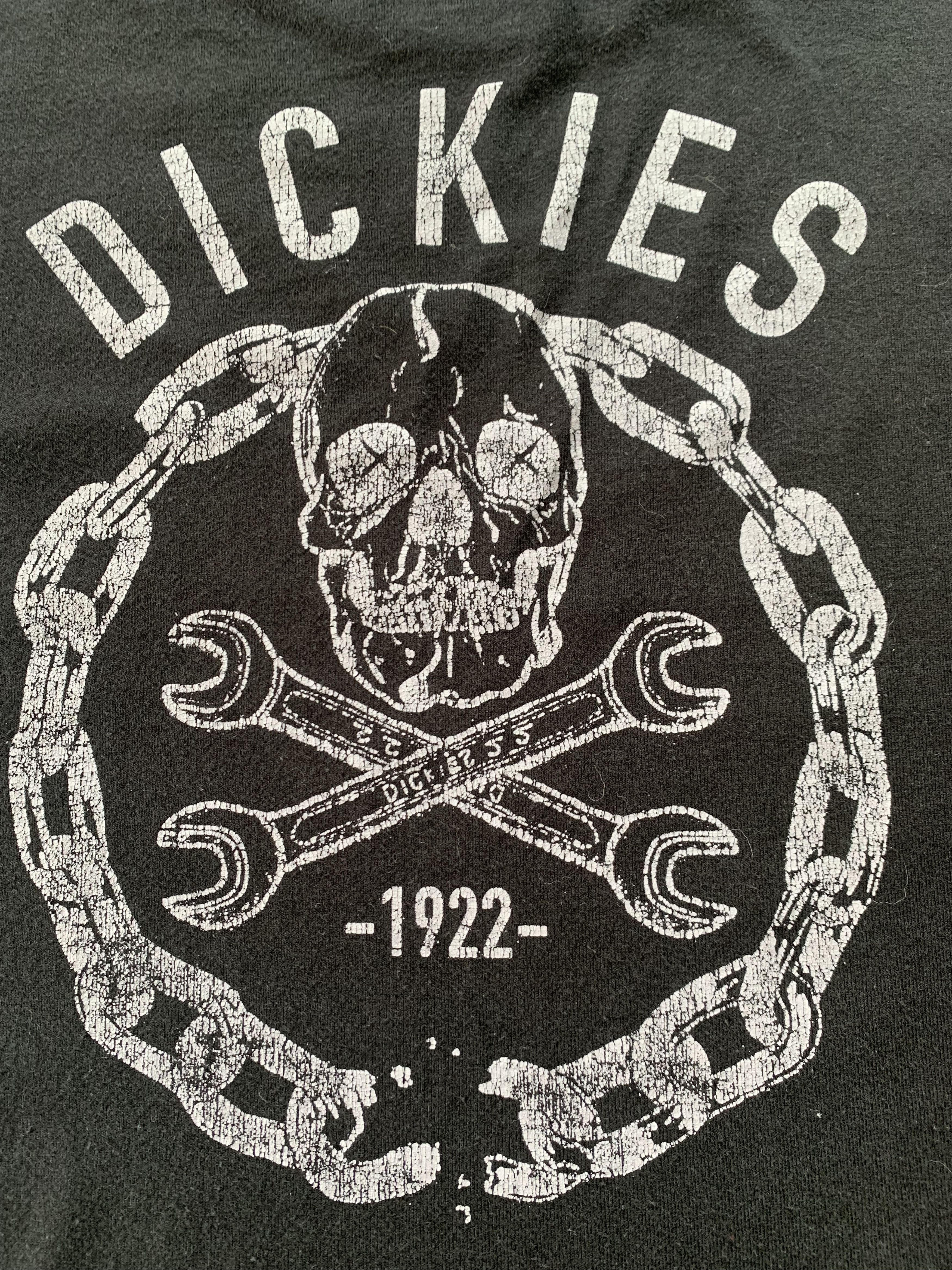 Dickies Dickies Slidell Black Skull Printed Cotton T Shirt Size US M / EU 48-50 / 2 - 6 Thumbnail