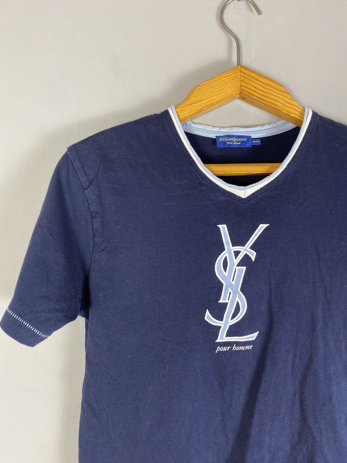 Yves Saint Laurent Vintage Yves Saint Laurent tee T-shirt Size US XXS / EU 40 - 3 Thumbnail