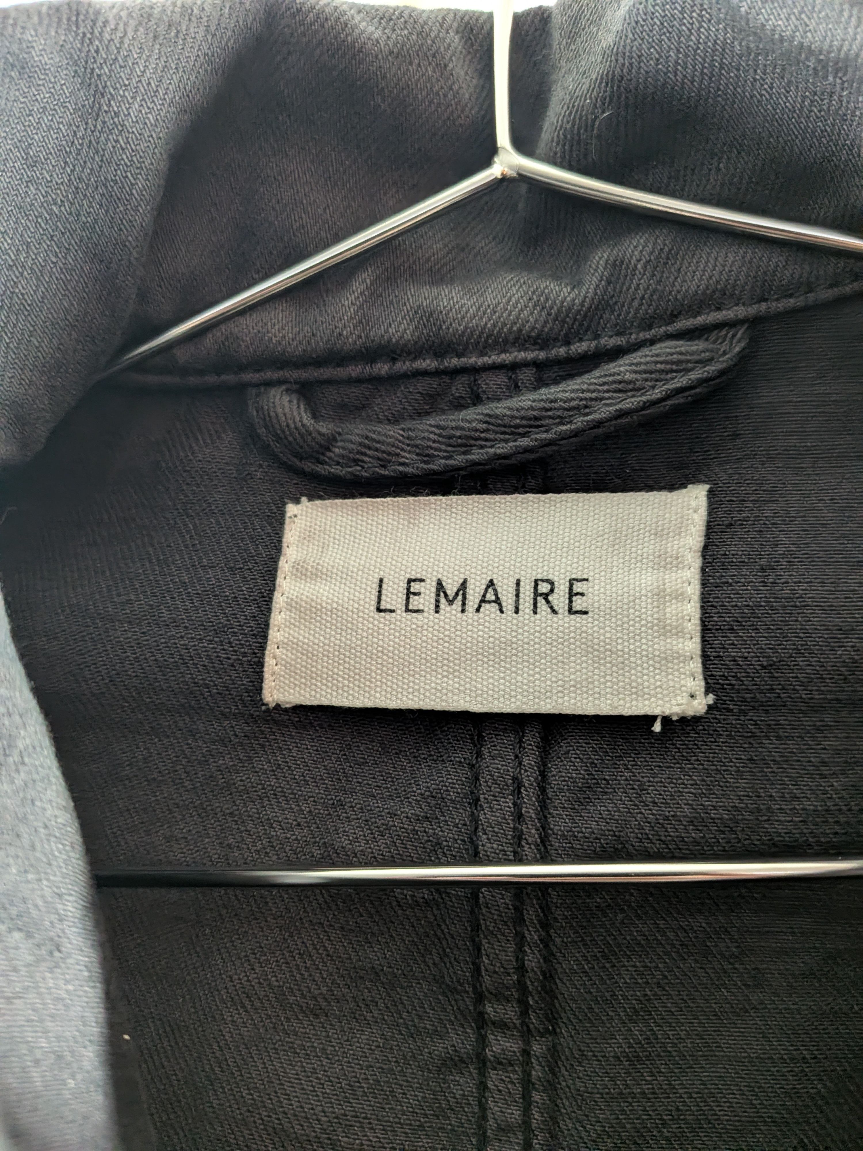 Lemaire Lemaire Gray Dispatch Heavy Denim Jacket Size US S / EU 44-46 / 1 - 3 Thumbnail