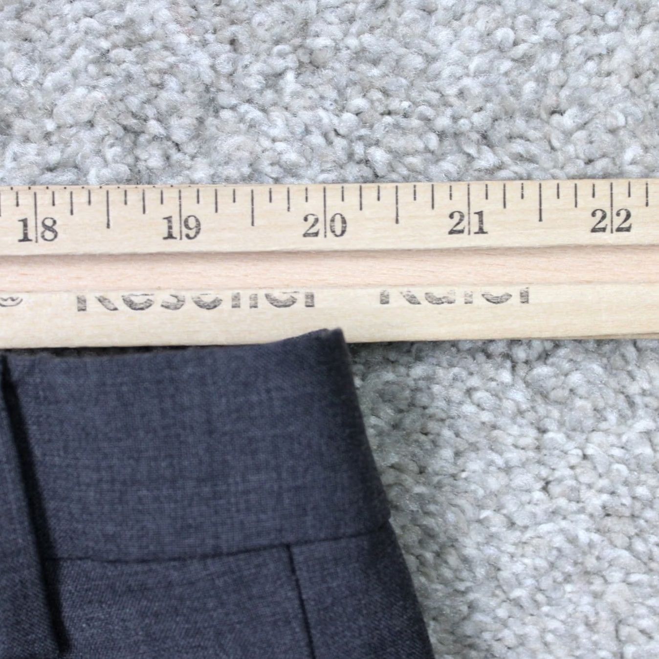 Banana Republic Banana Republic Pants Men's 40x32 Gray Wool Flat Front Slim Dress Pants Linen Lined Straight Size US 40 / EU 56 - 7 Thumbnail