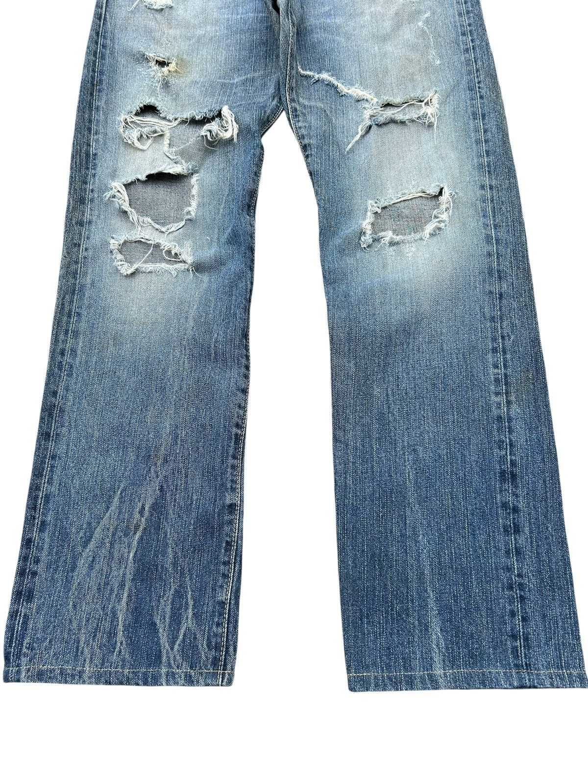 Kapital Thrashed Vintage Edwin 505BXX Selvedge Dirty Denim Jeans Size US 34 / EU 50 - 3 Thumbnail
