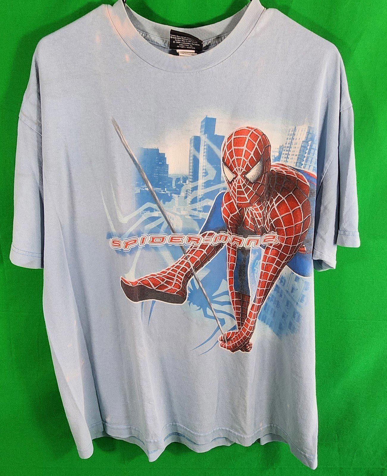 Marvel Comics Vintage Spider-Man Graphic T-Shirt - Blue - Size XL Size US XL / EU 56 / 4 - 1 Thumbnail