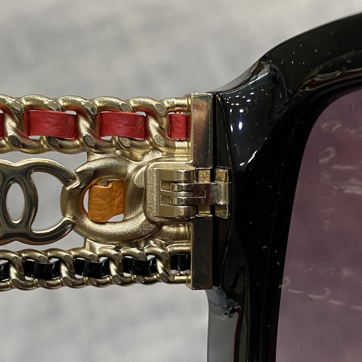 Chanel CHANEL 0CH5535Q C622S1 BLACK BORDEAUX Size ONE SIZE - 7 Thumbnail