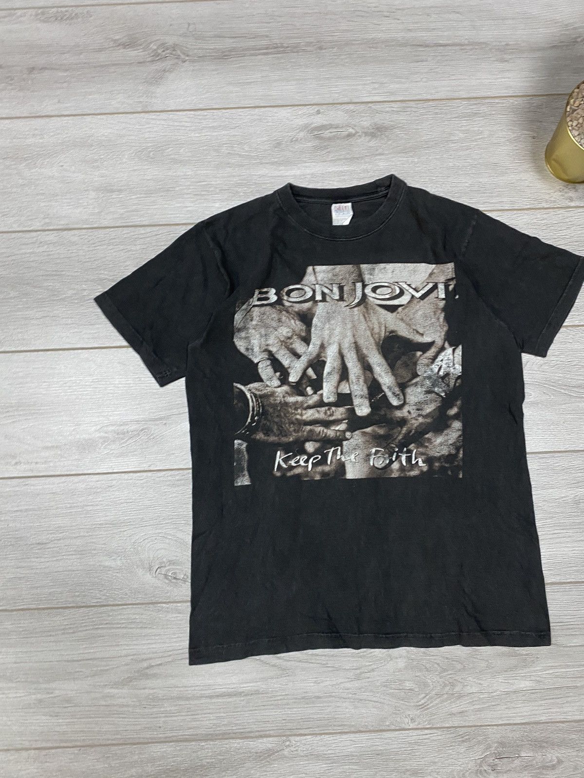 Bon Jovi Vintage Bon Jovi “Keep The Faith” Graphic T-shirt Size US L / EU 52-54 / 3 - 4 Thumbnail