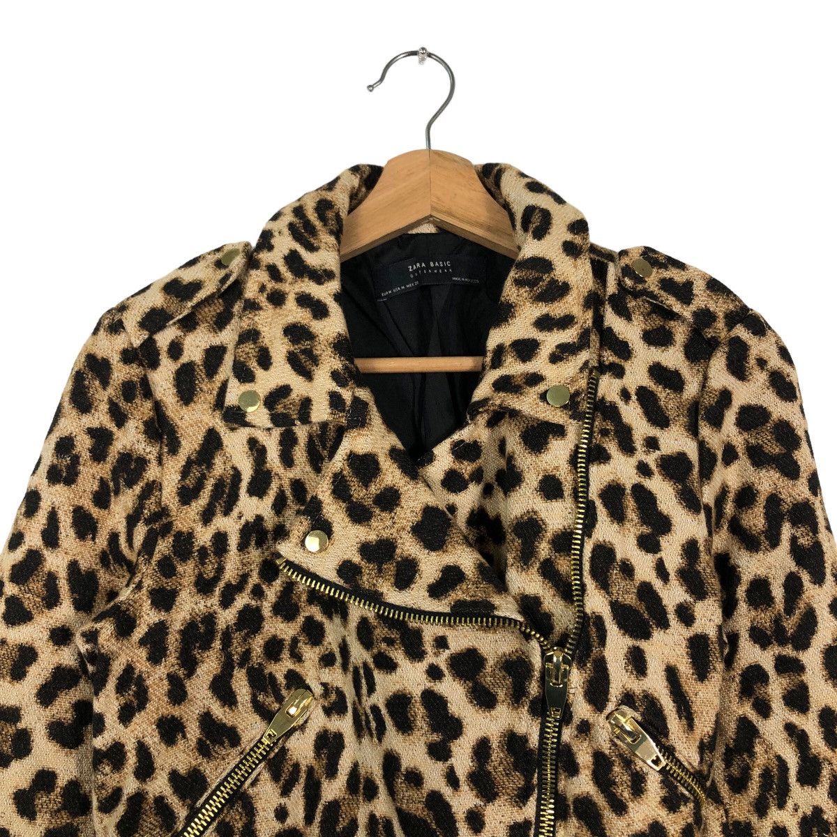 Hysteric Glamour 🔥Double Breast Biker Jacket Leopard Dot Design Zara Japan Size US M / EU 48-50 / 2 - 5 Thumbnail