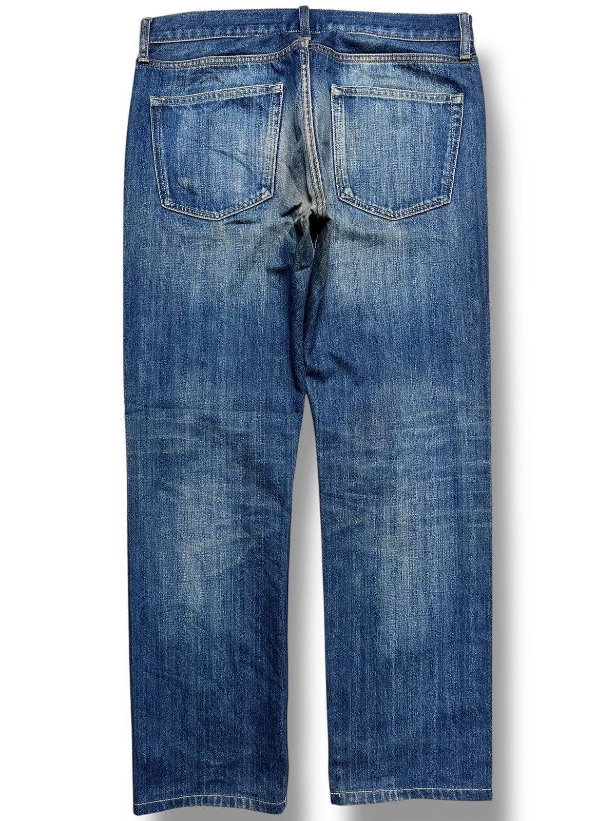 Uniqlo Uniqlo Regular Fit Denim Light fading and Wear Looks Size US 34 / EU 50 - 3 Thumbnail