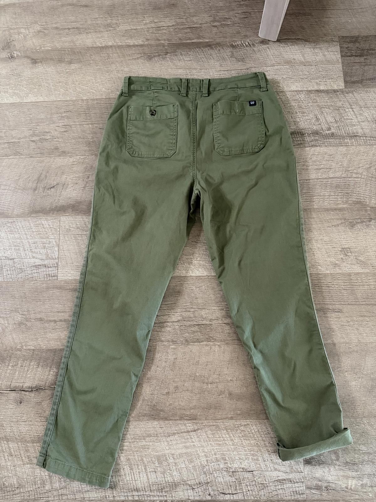 Gap GAP Olive Green Chino Pants Size 8 Size 30" / US 8 / IT 44 - 5 Thumbnail