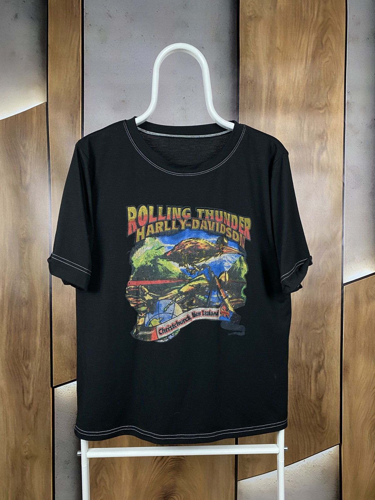 Harley Davidson 🚧Vintage 00s T-Shirt Harley Davidson Rolling Sunder VTG Tee🚧 Size US L / EU 52-54 / 3 - 1 Thumbnail