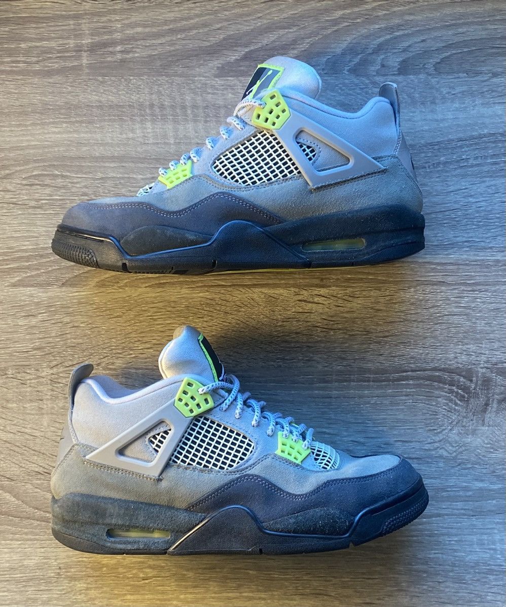 Nike Jordan 4 Retro SE 95 Neon Size US 10 / EU 43 - 1 Thumbnail
