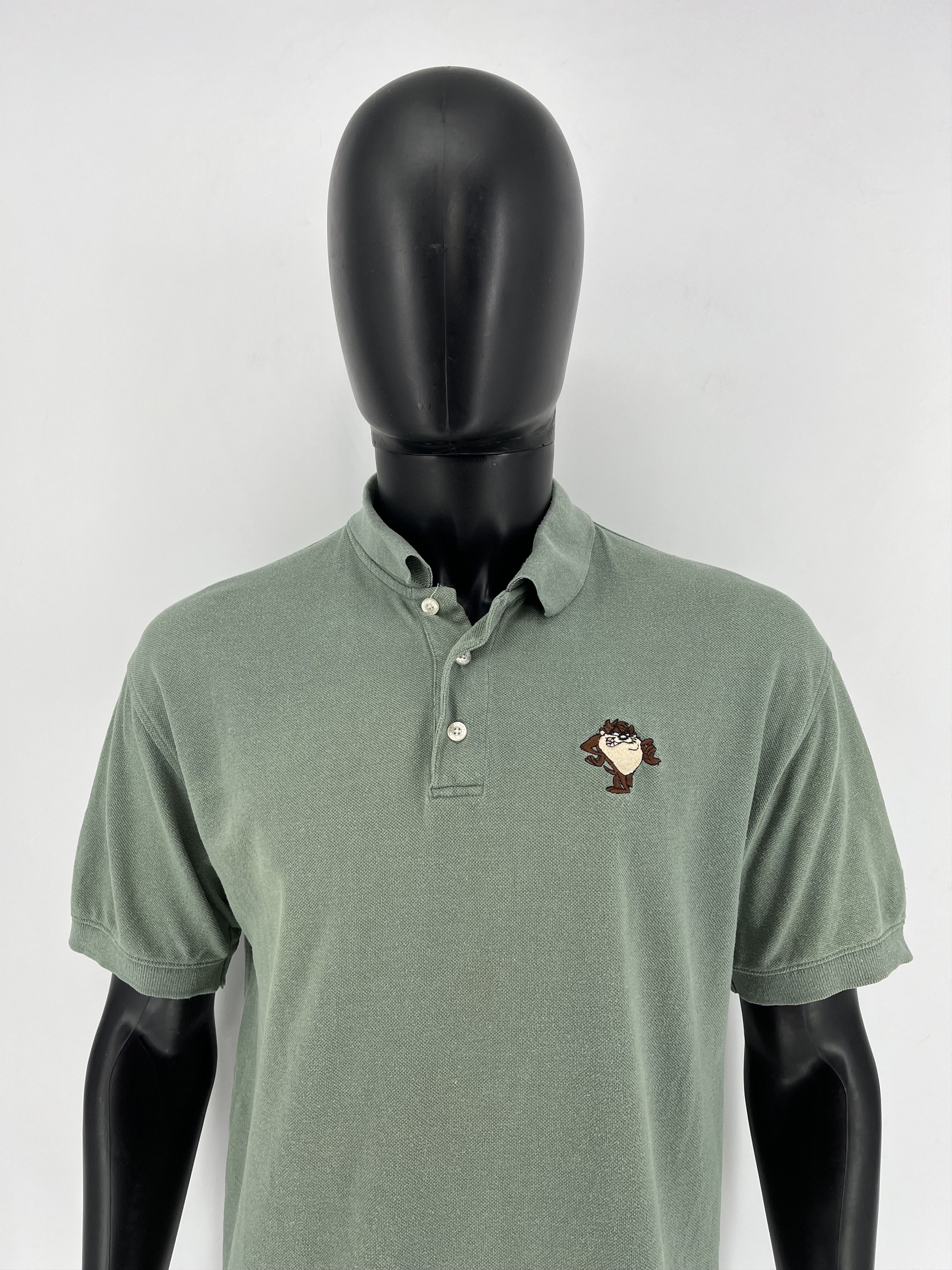 Vintage × Warner Bros Vintage Warner Bros handsome devil Shirt 2000 Polo Mint Size US M / EU 48-50 / 2 - 2 Thumbnail