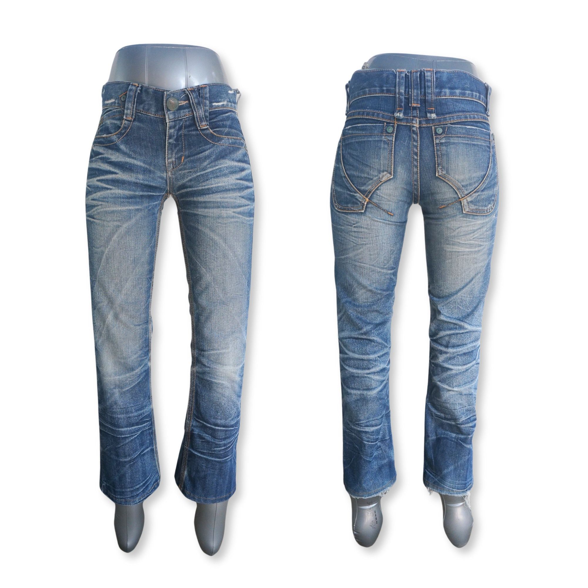 Vintage Jay's Denim Whiskers Jeans Size 28" / US 6 / IT 42 - 3 Thumbnail