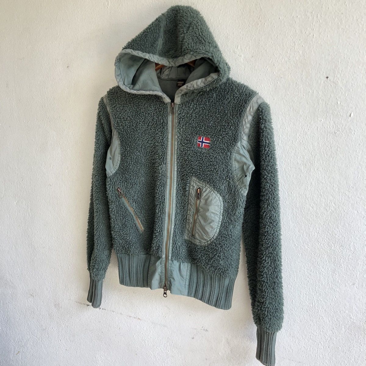 Napapijri NAPAPIJRI sherpa spellout hoodie Size S / US 4 / IT 40 - 3 Thumbnail