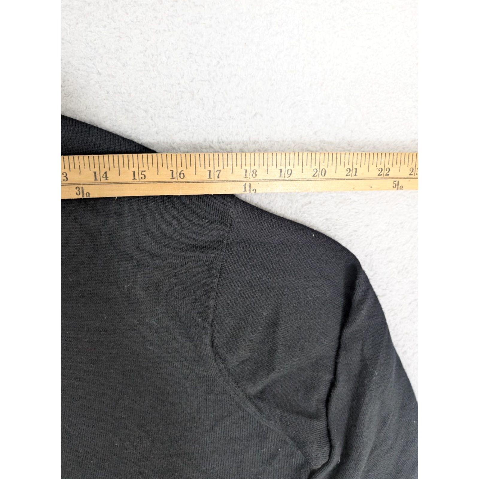 Peter Millar Peter Millar Sweater Black Crown Soft Merino-Silk Quarter Zip Mock Neck Long Sleeve 1/4 Zip Men L Reg Womens? Size US L / EU 52-54 / 3 - 6 Thumbnail