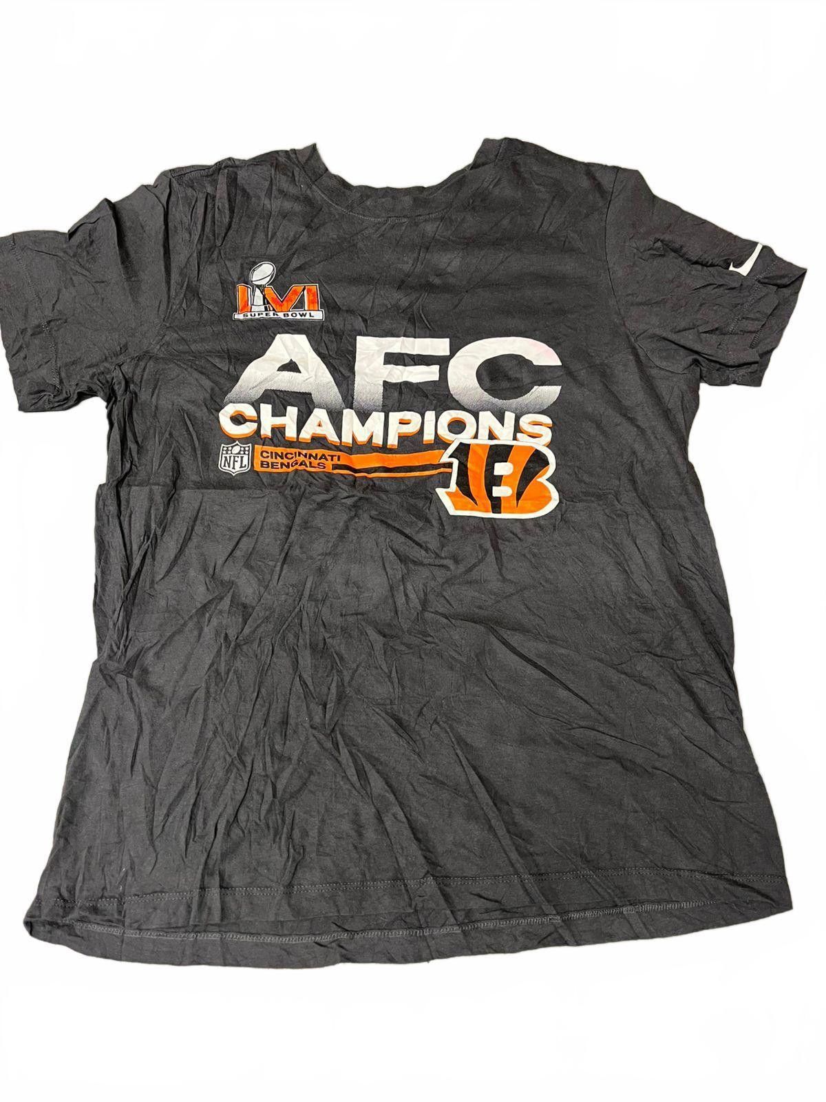 Nike Nike AFC Champions Cincinnati Bengals T-Shirt Size US M / EU 48-50 / 2 - 1 Thumbnail