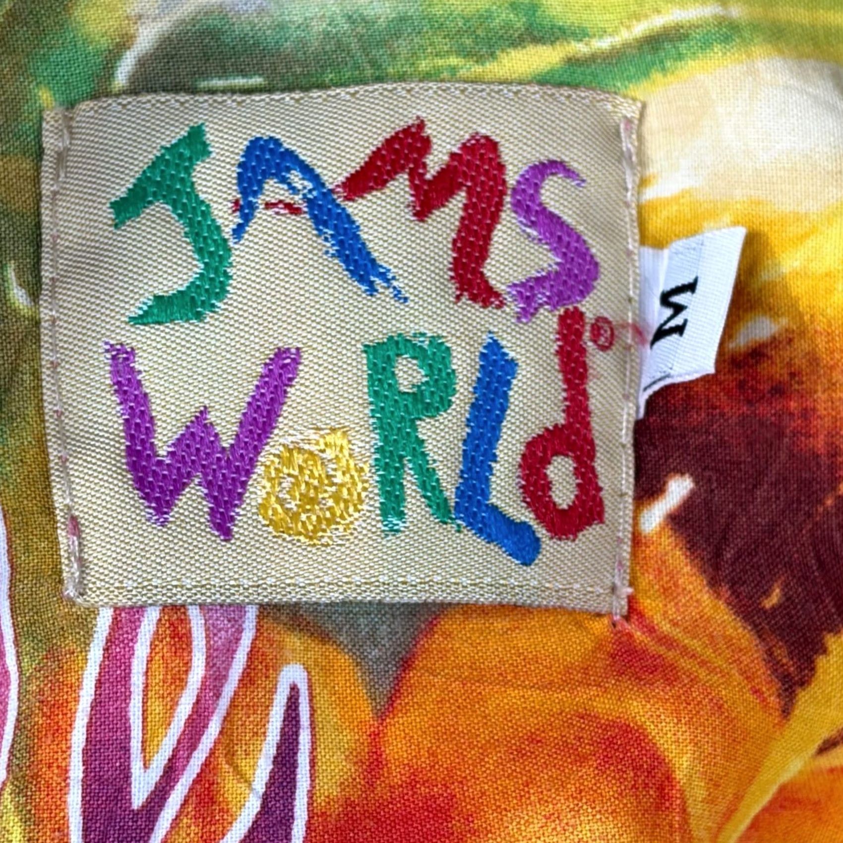 Jams World VINTAGE Jams World Shirt Mens M Kamaka Ukulele Pineapple Rayon Yellow Made Hawaii Size US M / EU 48-50 / 2 - 4 Thumbnail